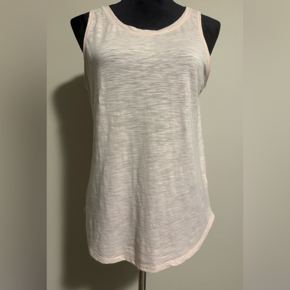 EUC Athleta Light Pink Open Back Tank size medium